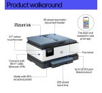 HP OfficeJet Pro 8135e Wireless All-in-One Color Printer, Instant Ink; Two-sided printing