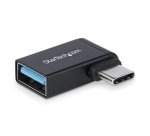 StarTech.com Adaptateur USB-C vers USB-A, Coudé à Droite, USB 5Gbps, 3A, Convertisseur USB-C Mâle vers USB-A Femelle, Boîtier Métallique Durable - Compatible Thunderbolt