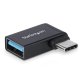 StarTech.com Adaptador Acodado USB-C a USB-A - USB Tipo C - Conversor Compacto USB Tipo C Macho a USB Hembra - Carcasa de Metal - 5Gbps