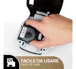 DYMO D1 etiquetas auténticas | impresión negra sobre fondo azul | 9 mm × 7 m | etiquetas autoadhesivas para etiquetadoras LabelManager