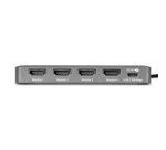 StarTech.com QUAD-USB-HDMI-ADAPT station d'accueil Avec fil USB 3.2 Gen 1 (3.1 Gen 1) Type-C Gris
