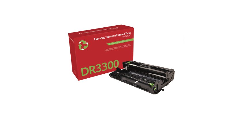 Xerox Tambour remanufacturé Mono Everyday™ de compatible avec Brother DR3300, Capacité standard
