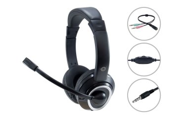 Conceptronic POLONA02BA auricular y casco Auriculares Alámbrico Diadema Juego Negro