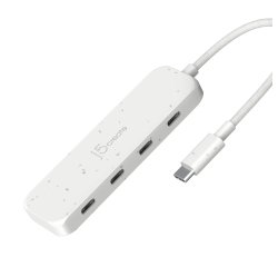 j5create Concentrador USB-C a 4 puertos de tipo C de 2ª generación ecológico
