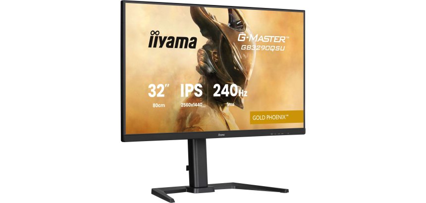 iiyama G-MASTER GB3290QSU-B1 écran plat de PC 80 cm (31.5") 2560 x 1440 pixels Quad HD LED Noir