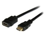 StarTech.com 2m HDMI Extender Kabel, HDMI Male naar Female Kabel, 4K HDMI Uitbreidingskabel, 4K 30Hz UHD HDMI Cable met Ethernet M/F, High Speed HDMI 1.4 Kabel, HDMI Cord Extension