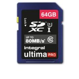 Integral INSDX64G10-80U1 mémoire flash 64 Go SD UHS-I