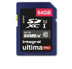 Integral INSDX64G10-80U1 mémoire flash 64 Go SD UHS-I