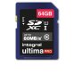 Integral INSDX64G10-80U1 mémoire flash 64 Go SD UHS-I