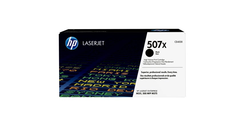 HP 507X toner LaserJet noir grande capacité authentique