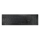 CHERRY KW 9100 SLIM clavier Universel RF sans fil + Bluetooth QWERTY Portuguais Noir, Gris