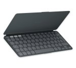 Logitech Keys-To-Go 2, teclado inalámbrico portátil para iPad con tapa integrada, estilizado y compacto, para iPad, iPhone, Mac y Apple TV, para alternar fácilmente entre dispositivos, Grafite