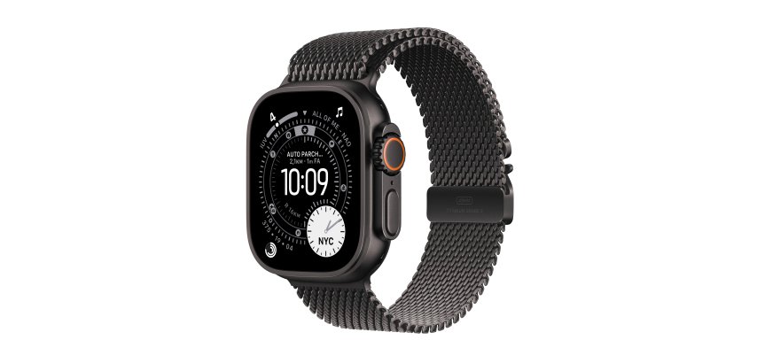 Apple Watch Ultra 3 OLED 49 mm Numérique 422 x 514 pixels Écran tactile 5G Noir Wifi GPS (satellite)