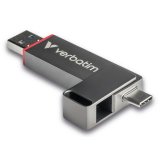 Verbatim Dual QuickStick unidad flash USB 1 TB USB Type-A / USB Type-C 3.2 Gen 1 (3.1 Gen 1) Gris