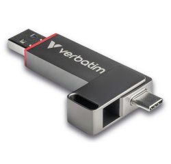 Verbatim Dual QuickStick unidad flash USB 1 TB USB Type-A / USB Type-C 3.2 Gen 1 (3.1 Gen 1) Gris