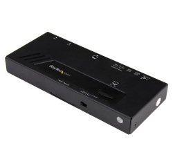 StarTech.com 2 poorts automatische HDMI video switch - 4K 2x1 HDMI switch met snelschakeling