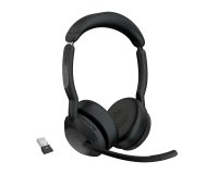 Jabra Evolve2 55 Casque Sans fil Arceau Bureau/Centre d'appels USB Type-C Bluetooth Socle de chargement