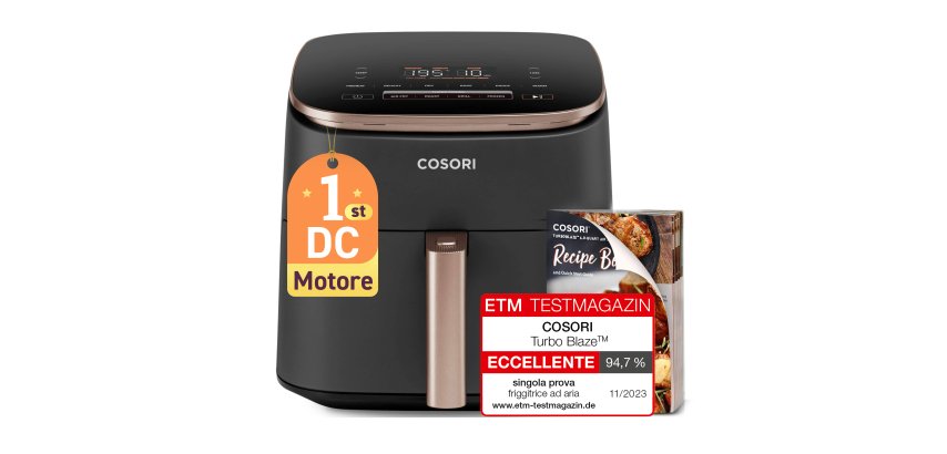 Airfryer Cosori Friteuse à air Turbo Blaze Chef Edition 6L KOSP0019EUN