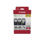 Canon 3712C009 cartouche d'encre 3 pièce(s) Original Rendement élevé (XL) Noir, Cyan, Magenta, Jaune