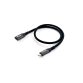 Equip 128370 Cavo di prolunga USB 3.2 Gen 2 da C a C, M/F, 0,5 m, 4K/60Hz, 10Gbps, nero