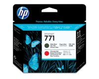 HP Testina di stampa nero opaco/rosso cromatico DesignJet 771