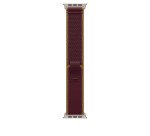 Apple Boucle Trail bordeaux 49 mm - M/L - Finition titane naturel