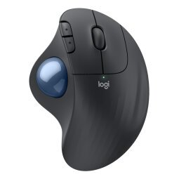 Logitech Ergo M575S souris Bureau Droitier RF sans fil + Bluetooth Trackball 2000 DPI