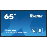 iiyama TF6539AS-B1AG affichage de messages Écran plat de signalisation numérique 163,8 cm (64.5") LED 500 cd/m² 4K Ultra HD Noir Écran tactile Intégré dans le processeur Android 24/7