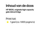 HP 963XL originele high-capacity gele inktcartridge