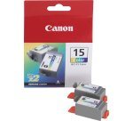 Canon BCI-15 Colour Twin Pack - 2er-Pack - Farbe (Cyan, Magenta, Gelb) - original - Tintenbehälter