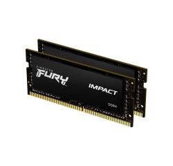 Kingston Technology FURY 64GB 3200MT/s DDR4 CL20 SODIMM (Kit of 2) Impact