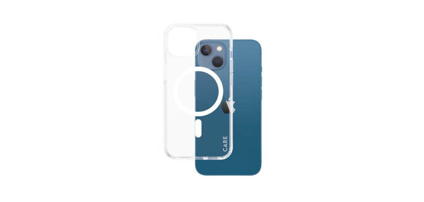PanzerGlass CARE™ by ® Urban Combat Case Transparent with White MagSafe iPhone 14 | 13 protective case for mobile phones Cover