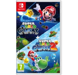 Nintendo Super Mario Galaxy + Super Mario Galaxy 2 Tedesca, DUT, Inglese, ESP, Francese, ITA, Giapponese, Coreano, Portoghese Nintendo Switch