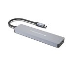 Conceptronic DONN28G Cablato USB 3.2 Gen 1 (3.1 Gen 1) Type-C Grigio