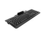 CHERRY SECURE BOARD 1.0 Clavier filaire, lecteur cartes à puce, noir, USB, AZERTY - FR