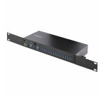 StarTech.com 16-Port Industrial USB 5Gbps Hub with Power Adapter, Metal Enclosure, Mountable, ESD Protection, Terminal Block Power, USB Charging, Dual-Host Switch - TAA