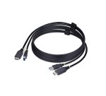 StarTech.com Cable KVM HDMI y USB 3.0 5Gbps de 1,8m - 4K 60Hz - Cable Combo HDMI 2.0 y USB para Switch Conmutador KVM