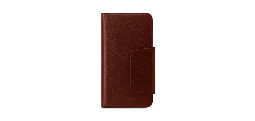 Celly Duomo custodia per cellulare 16,5 cm (6.5") Custodia a borsellino Marrone