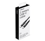 Celly USBCUSBC100WBK cable USB 2 m USB C 100 W Negro