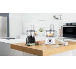 Bosch MultiTalent 3 food processor 800 W 2.3 L Black, Transparent