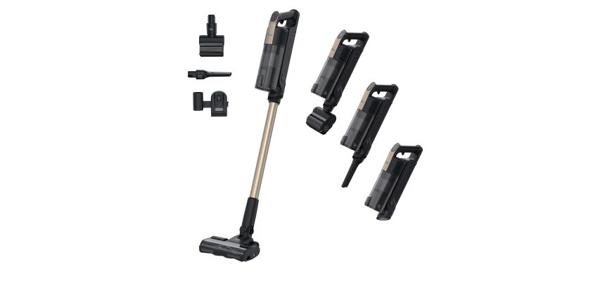 Hoover HF310P 011 Aspirapolvere a bastone 2 in 1 Batteria Secco HEPA Senza sacchetto 0,7 L 400 W Nero, Metallico 2,5 Ah