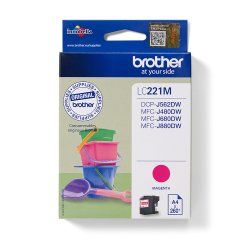 Brother - Cartuccia - Magenta - LC221M - 260 pag