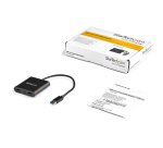 StarTech.com USB 3.0 naar Dual HDMI Adapter - Dual 1080p of Single 4K 30Hz - Externe video & grafische kaart - USB Type-A naar HDMI Dual Monitor Display Adapter - Alleen Windows - Zwart
