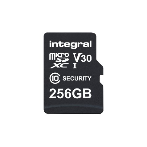 Carte micro SD Security 256Go 4K V30 UHS-1 U3 A1 CLASS 10