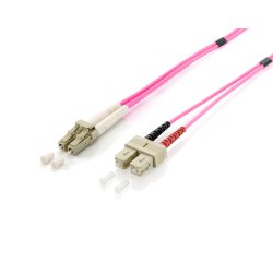 Equip 255534 cavo InfiniBand e in fibra ottica 7 m LC SC Rosa