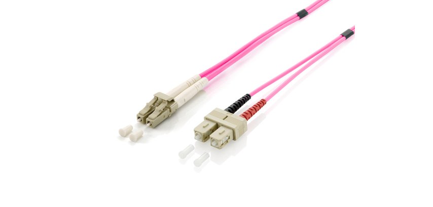 Equip 255534 cavo InfiniBand e in fibra ottica 7 m LC SC Rosa
