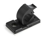 StarTech.com 100 Klebe-Kabelhalter Schwarz, Netzwerk/Ethernet/Büro/Computer Kabelorganisator, Büro-Kabelhalter Selbstklebend, UL/94V-2 feuerfester Nylon-Kabelclip