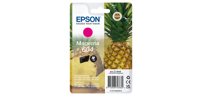 Epson Singlepack Magenta 604 Ink