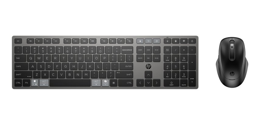 HP Combinación de teclado y ratón inalámbricos recargables multidispositivo 720