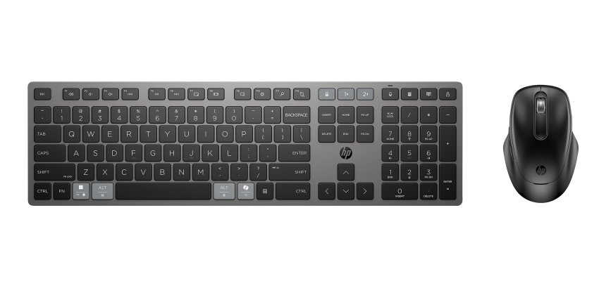 HP Combinación de teclado y ratón inalámbricos recargables multidispositivo 720
